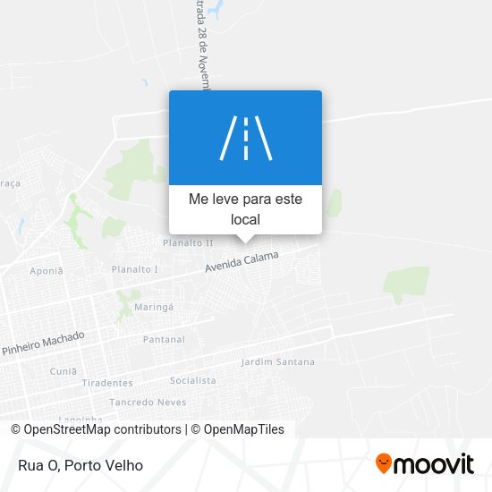 Rua O mapa