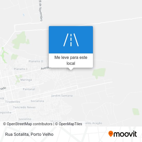 Rua Sotalita mapa