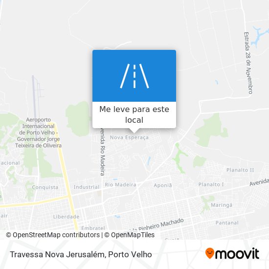 Travessa Nova Jerusalém mapa