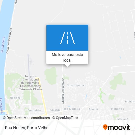 Rua Nunes mapa