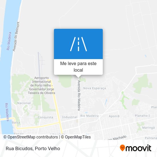 Rua Bicudos mapa
