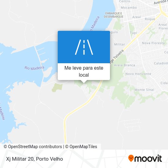 Xj Militar 20 mapa
