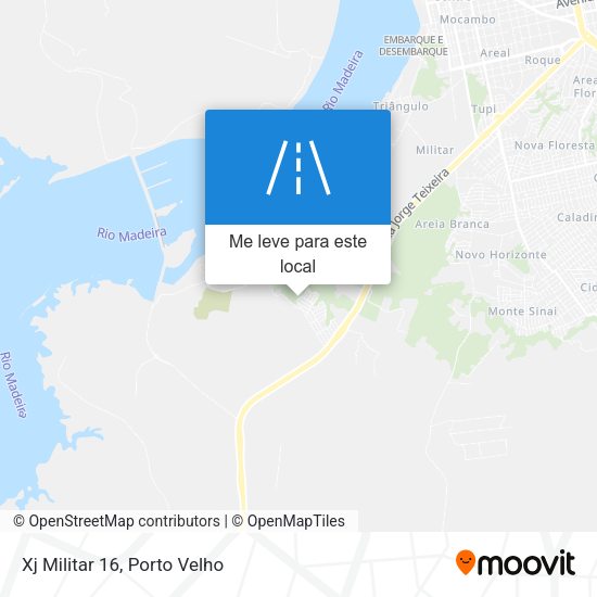 Xj Militar 16 mapa