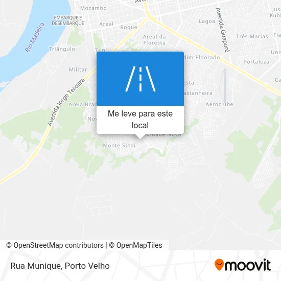 Rua Munique mapa