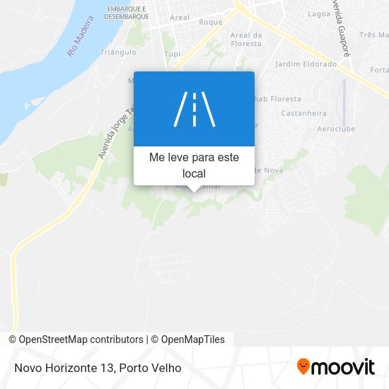 Novo Horizonte 13 mapa