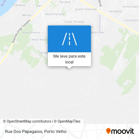 Rua Dos Papagaios mapa