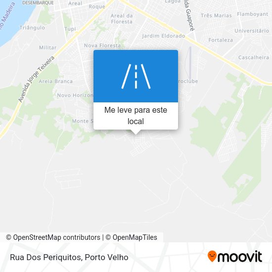 Rua Dos Periquitos mapa