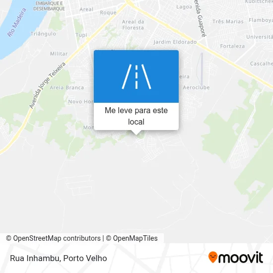 Rua Inhambu mapa