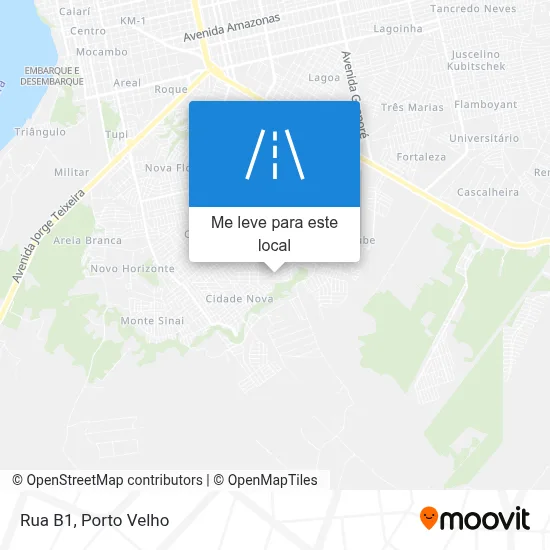 Rua B1 mapa