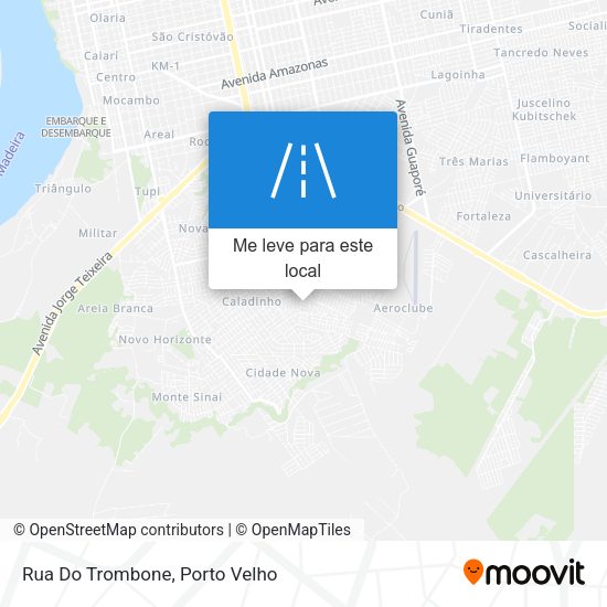 Rua Do Trombone mapa