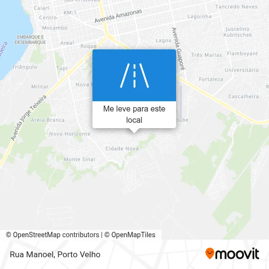 Rua Manoel mapa
