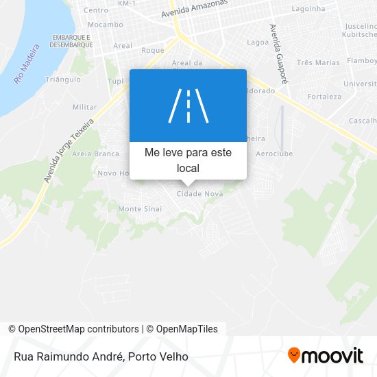 Rua Raimundo André mapa