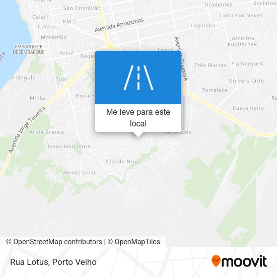 Rua Lotus mapa