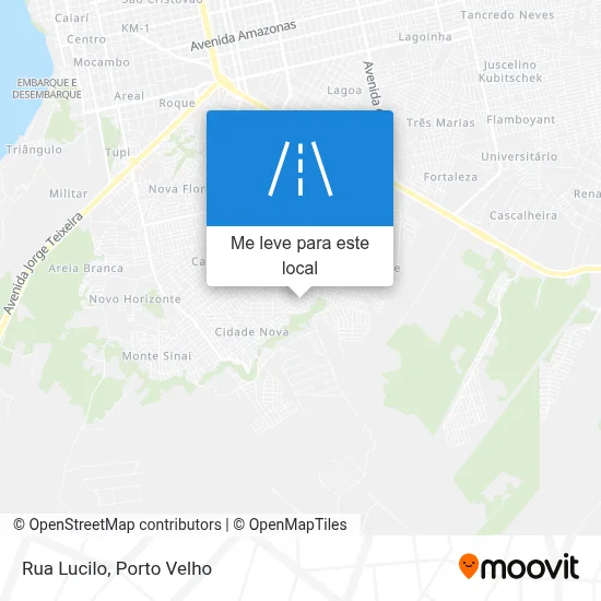 Rua Lucilo mapa