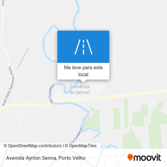 Avenida Ayrton Senna mapa