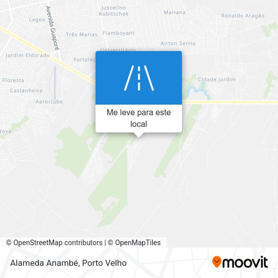 Alameda Anambé mapa