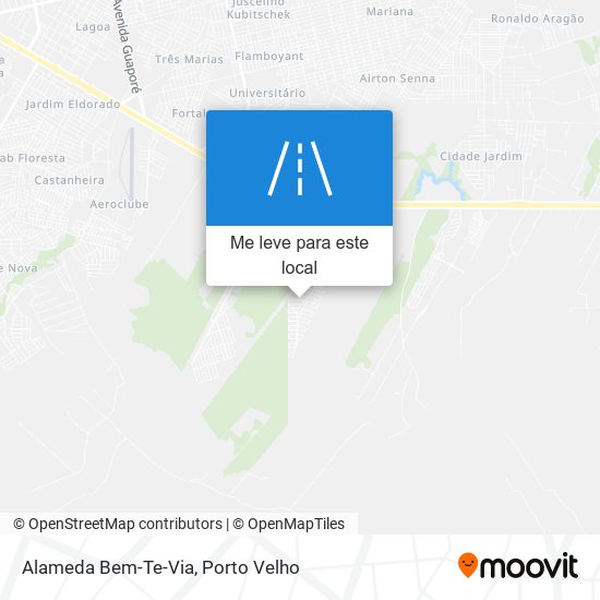 Alameda Bem-Te-Via mapa