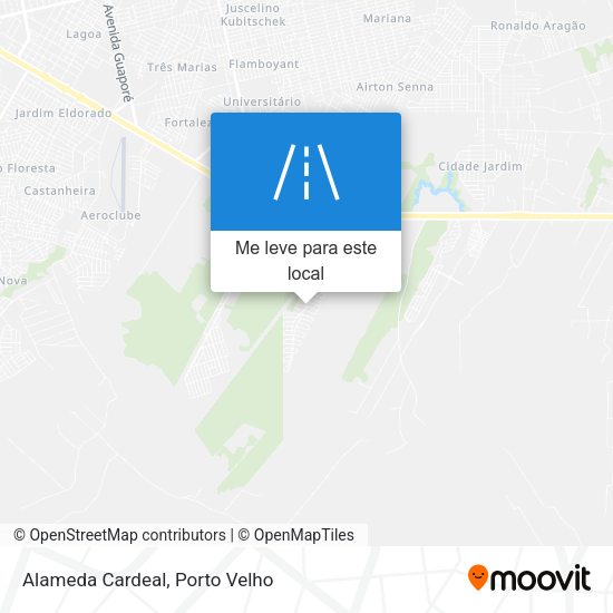 Alameda Cardeal mapa