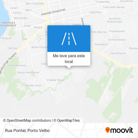 Rua Pontal mapa