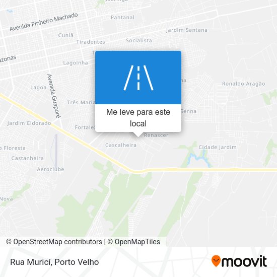 Rua Muricí mapa