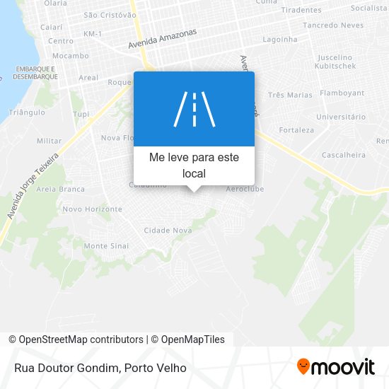 Rua Doutor Gondim mapa