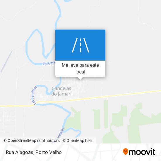 Rua Alagoas mapa