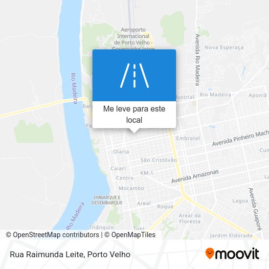 Rua Raimunda Leite mapa