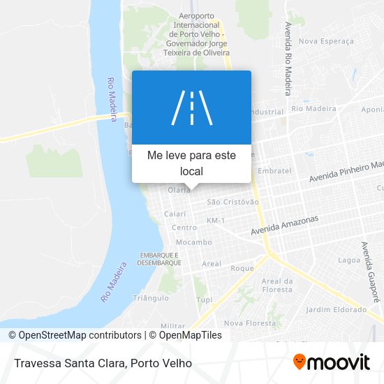 Travessa Santa Clara mapa