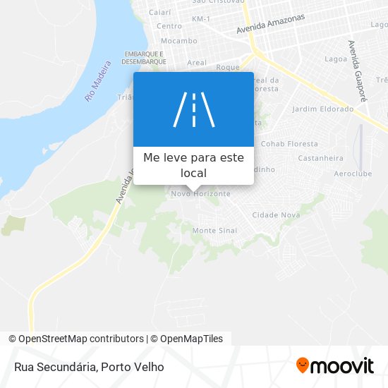 Rua Secundária mapa