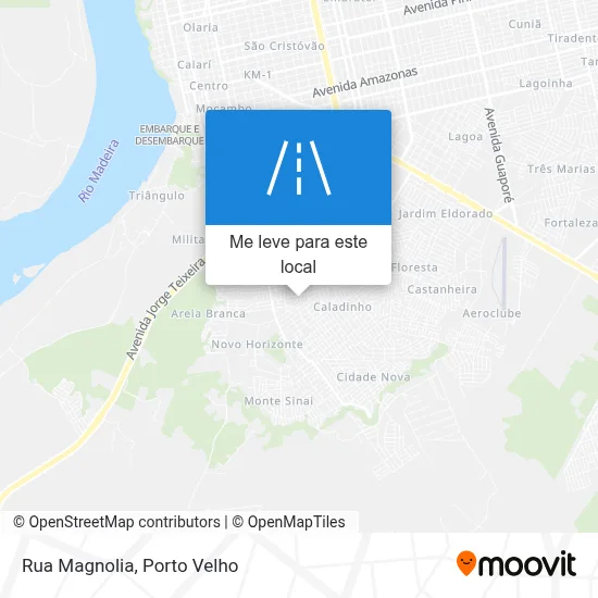 Rua Magnolia mapa