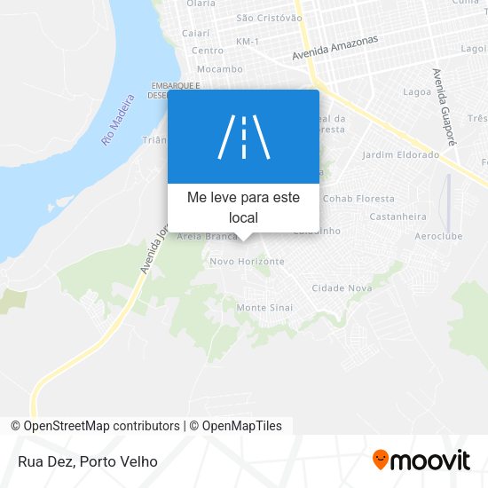 Rua Dez mapa