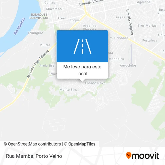 Rua Mamba mapa
