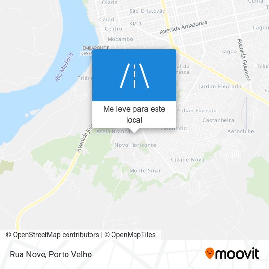 Rua Nove mapa