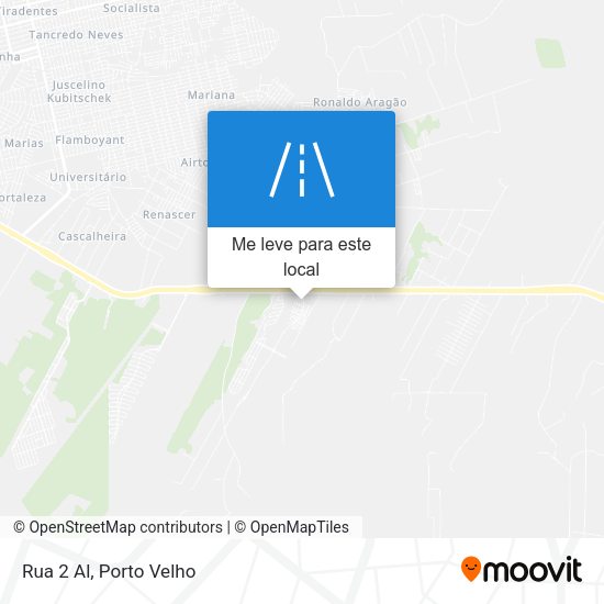 Rua 2 Al mapa