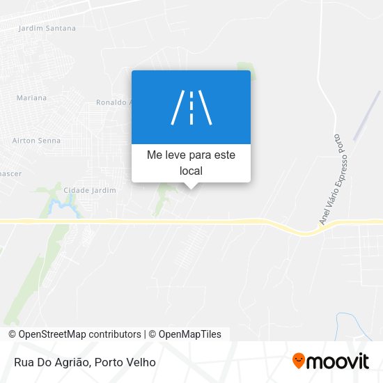 Rua Do Agrião mapa