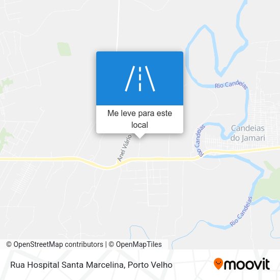 Rua Hospital Santa Marcelina mapa