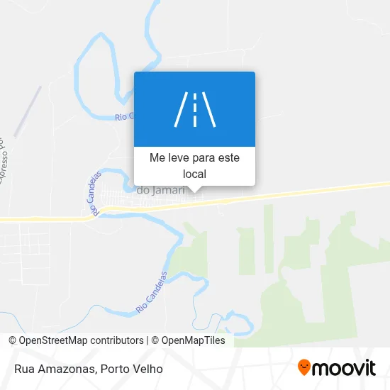 Rua Amazonas mapa