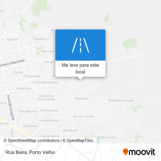 Rua Beira mapa
