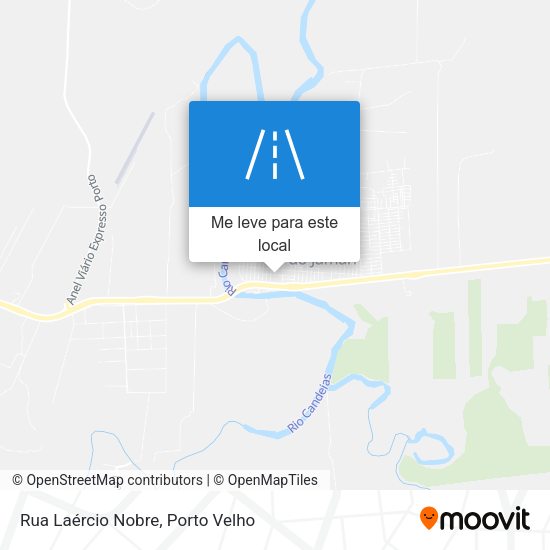 Rua Laércio Nobre mapa