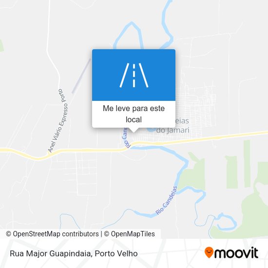 Rua Major Guapindaia mapa