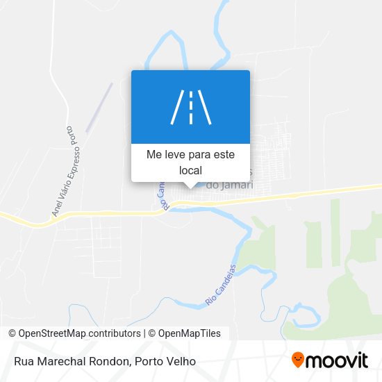 Rua Marechal Rondon mapa