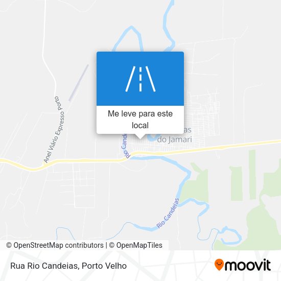 Rua Rio Candeias mapa