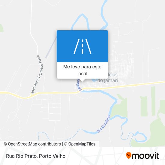 Rua Rio Preto mapa
