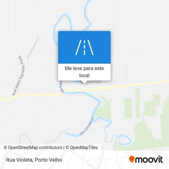 Rua Violeta mapa