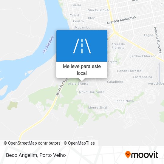 Beco Angelim mapa