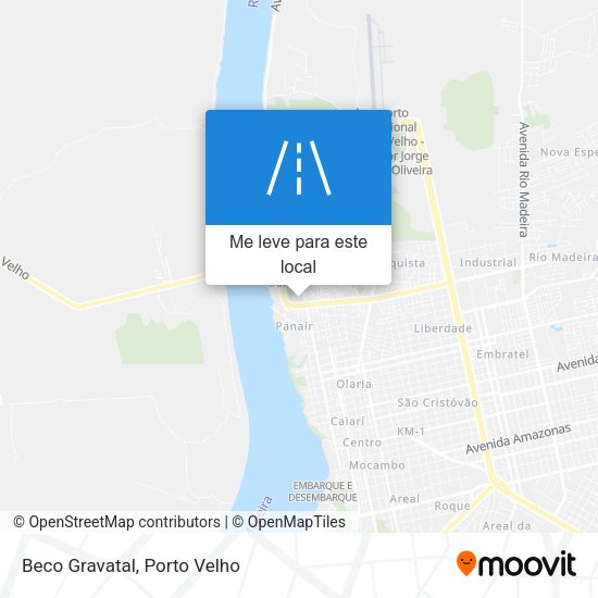 Beco Gravatal mapa