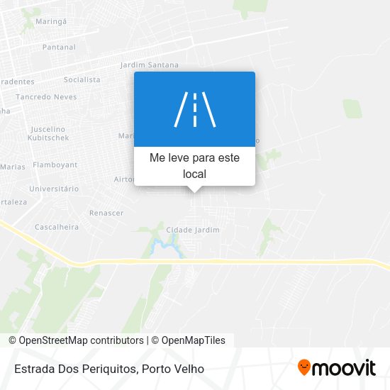 Estrada Dos Periquitos mapa