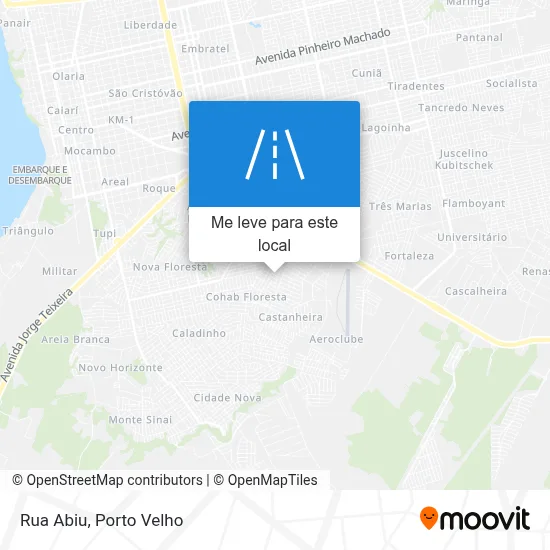 Rua Abiu mapa