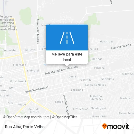 Rua Alba mapa