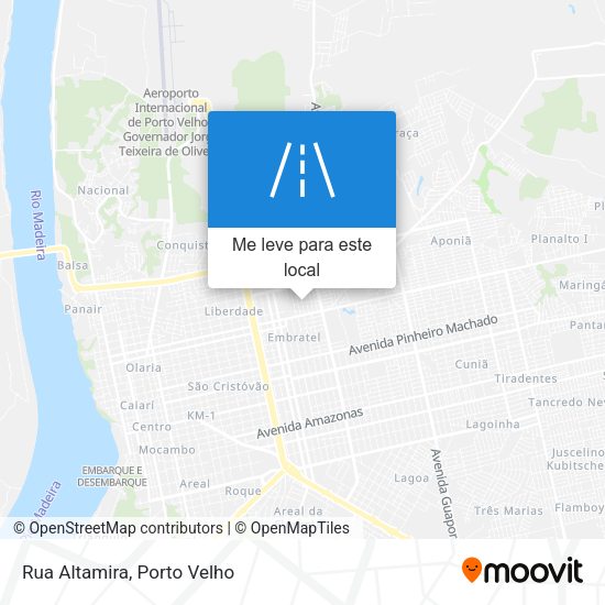 Rua Altamira mapa
